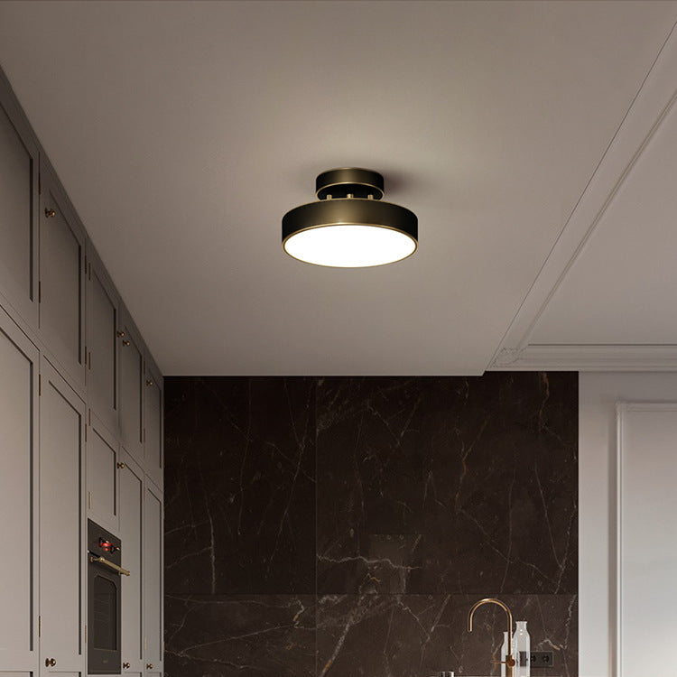 CobreLuz - Plafonnier moderne en cuivre doré et noir