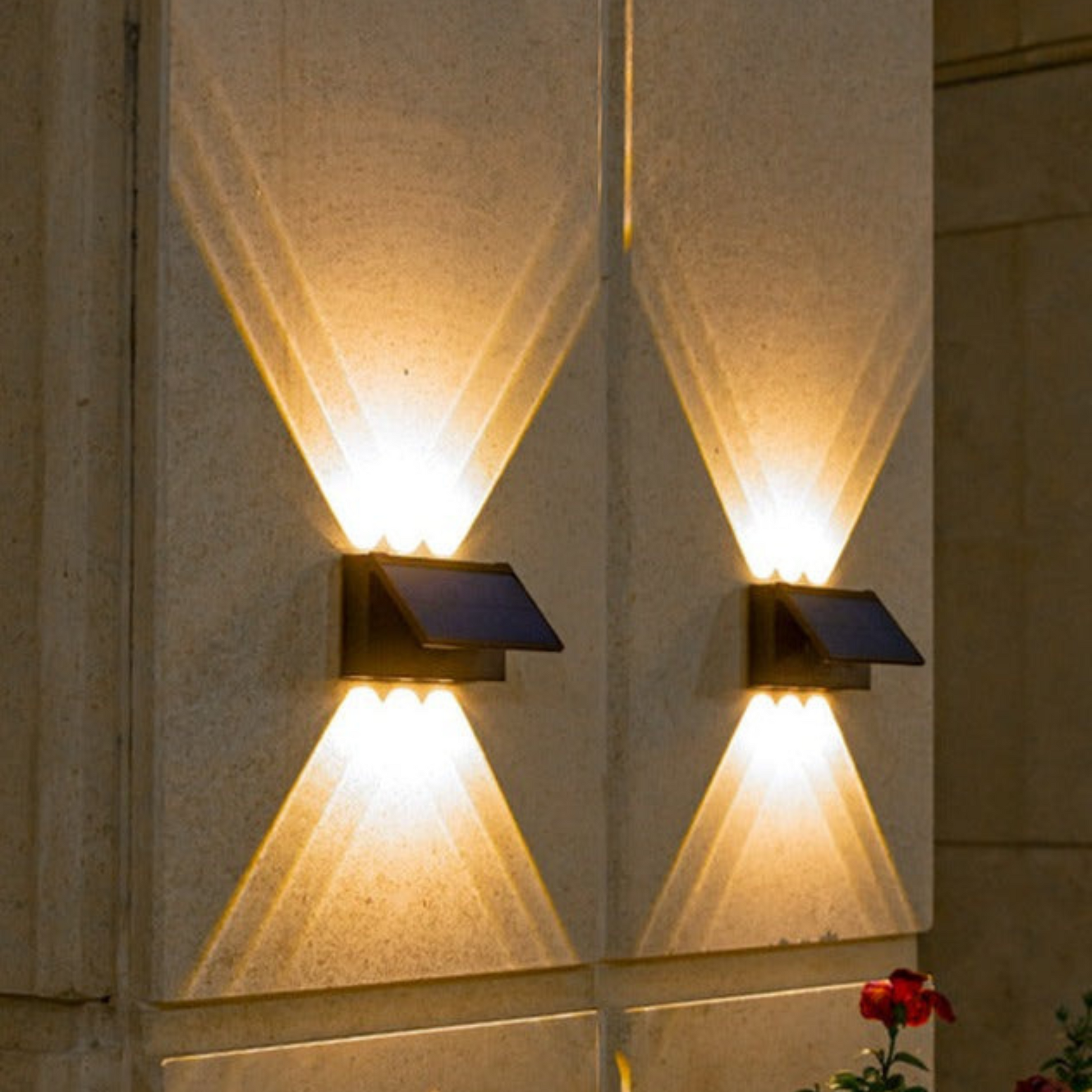 LuzVigil - Lampe solaire avec détecteur de mouvement IP65