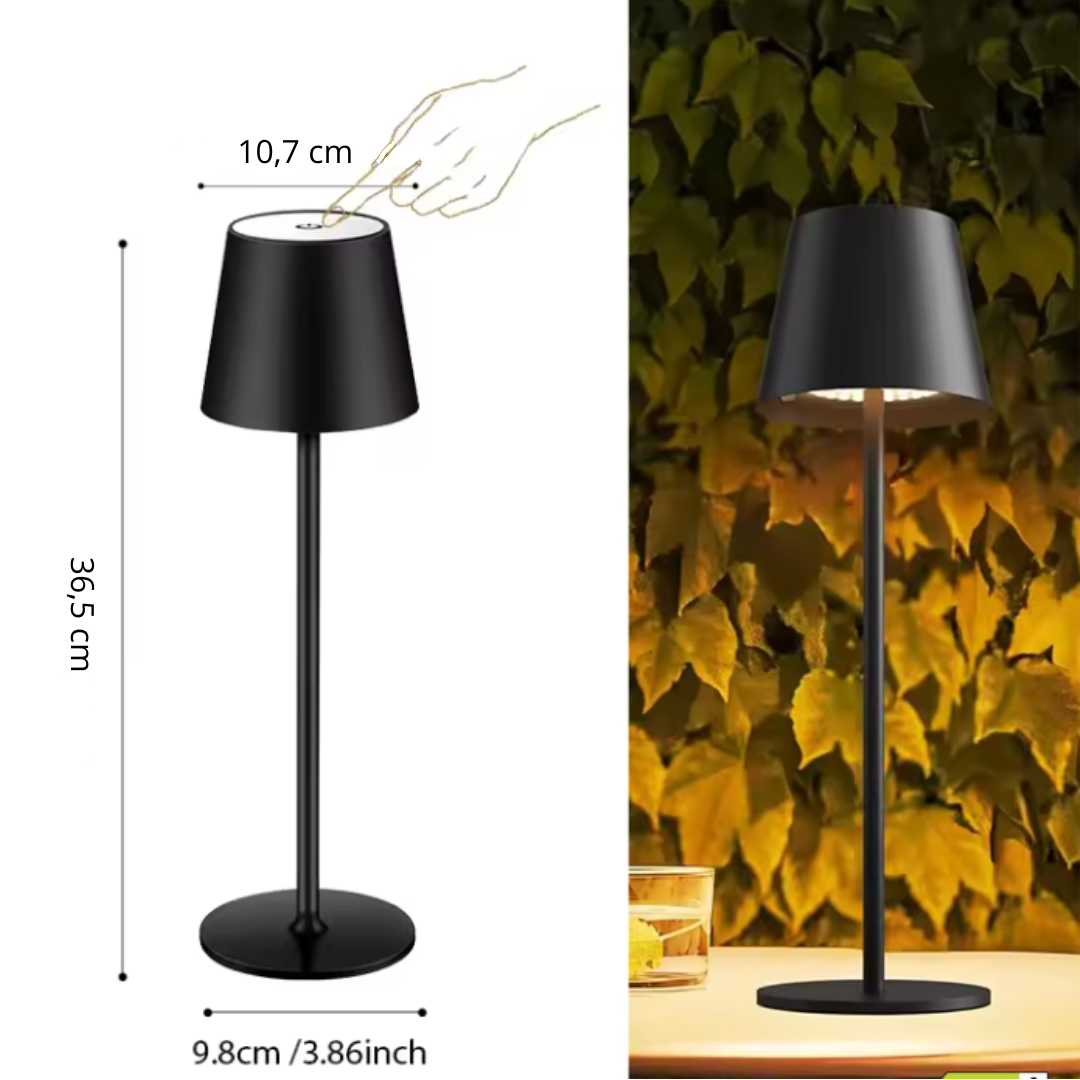 NordiaLuz – lampe de Table LED rechargeable et élégante